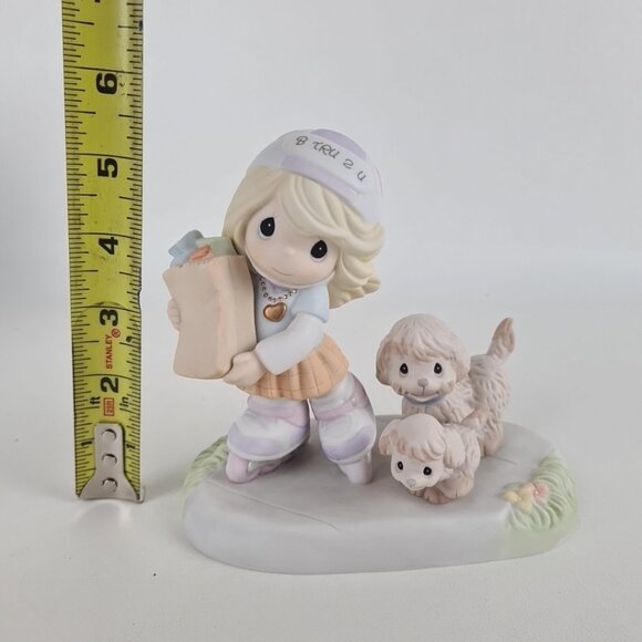 Precious Moments FC890005 You're On A Roll With Heart And Soul Girl Figurine - Picture 2 of 7